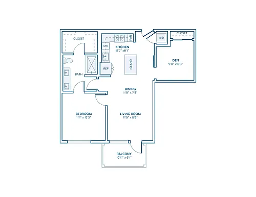 Floor plan A08D