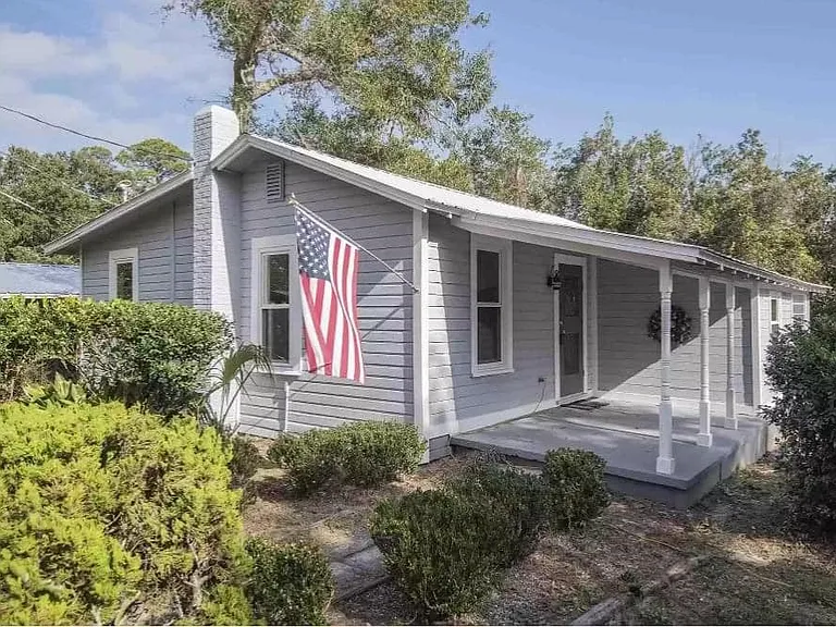 Cottage exterior.