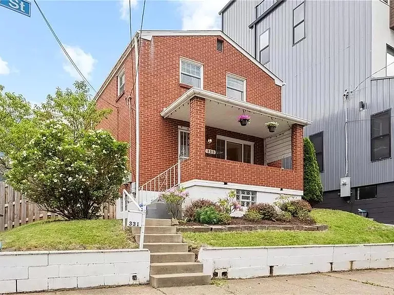 Front of home (on the corner with Mintwood)
