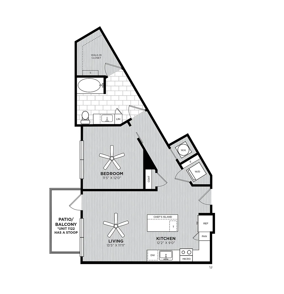 Floor plan Houndstooth