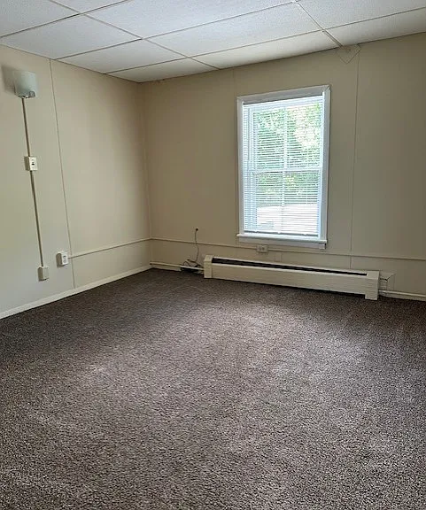 Spacious bedroom with closet