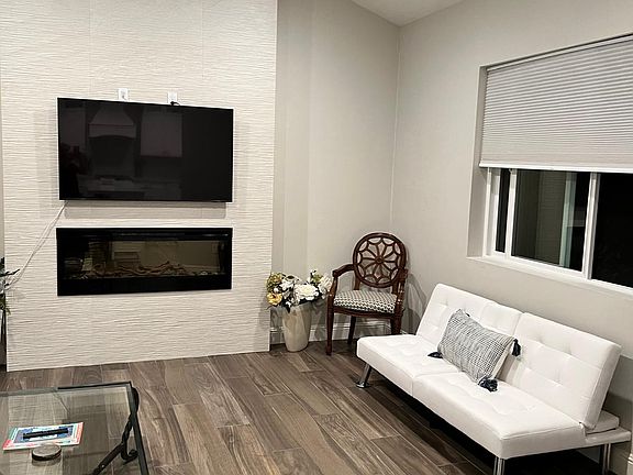 futon in living room