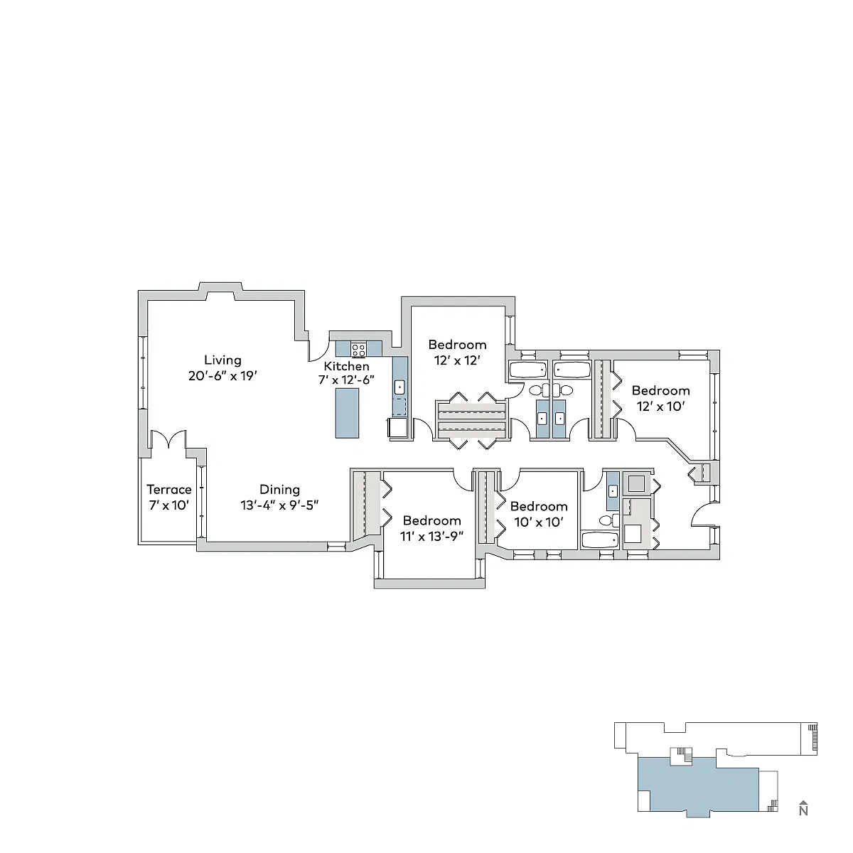 Floor plan 5507-4bC