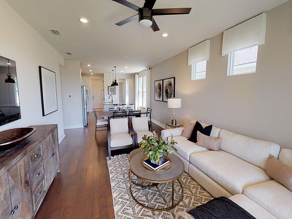 Model Representation Gathering room with natural light