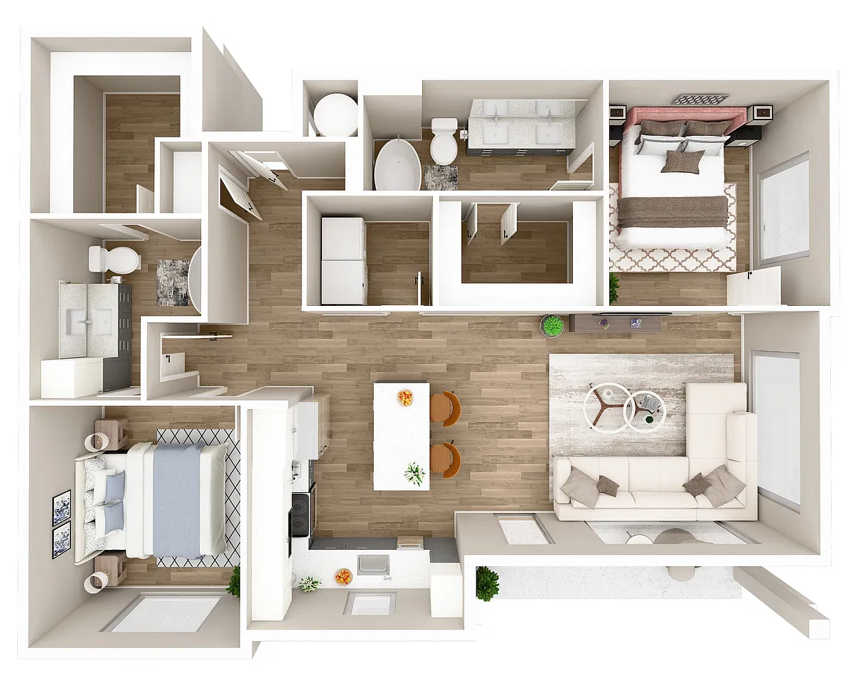 Floor plan B3