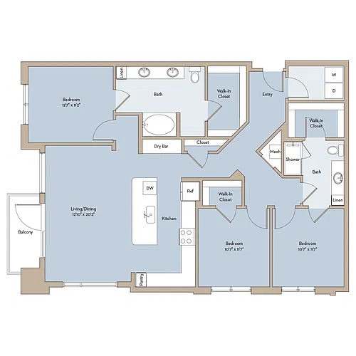 Floor plan Austin Acc