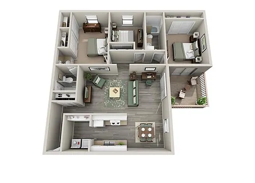 Floor plan 3 bed/2 bath