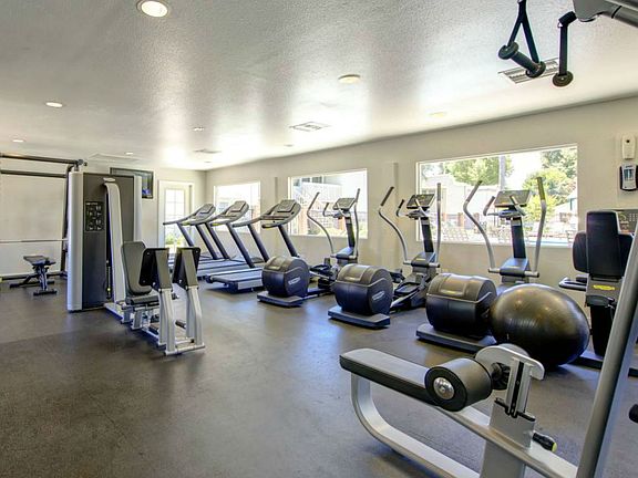 Fitness Gym with Techo Equipment