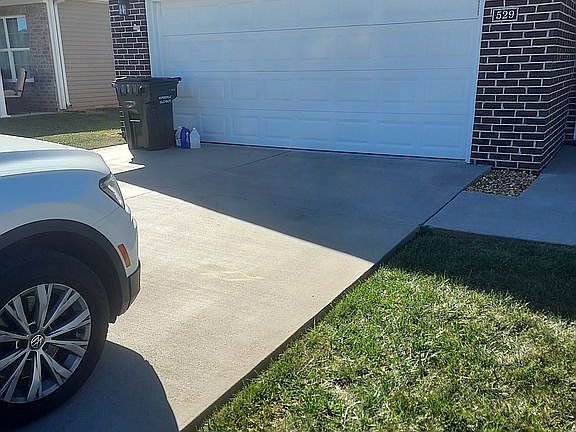 Drive way and garage