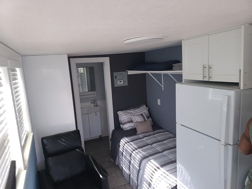 Complete Private space includes furniture, appliances, tv, recliner, NEW linen, plates