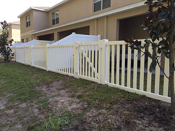 Rear fenced in yard