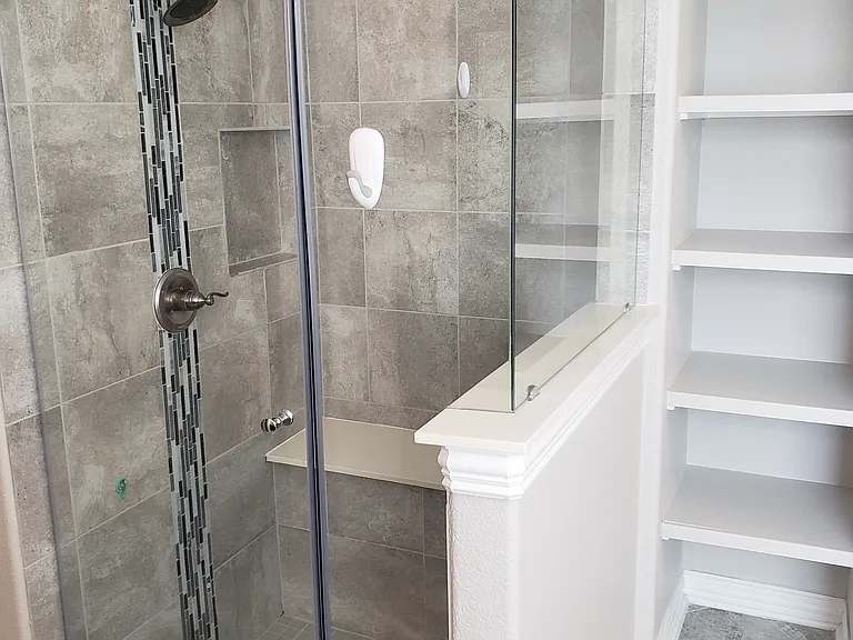 Master shower