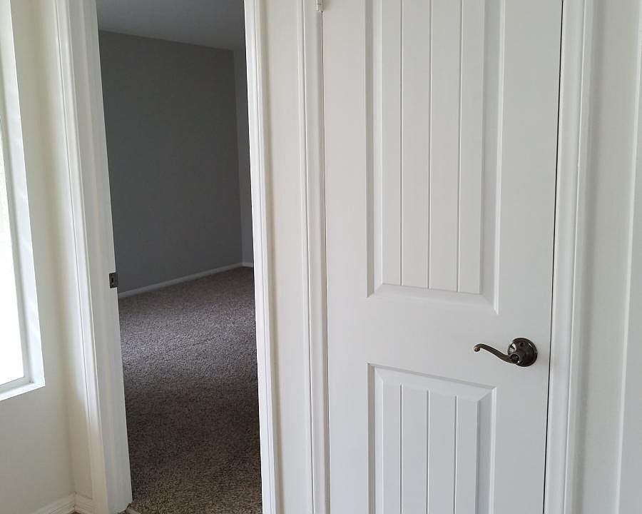 Entry to Bedroom with new doors