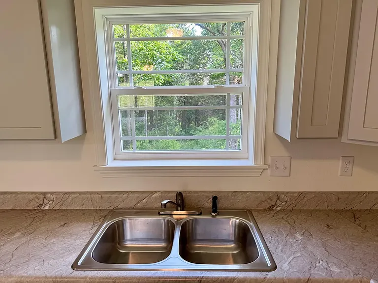 view from kitchen sink