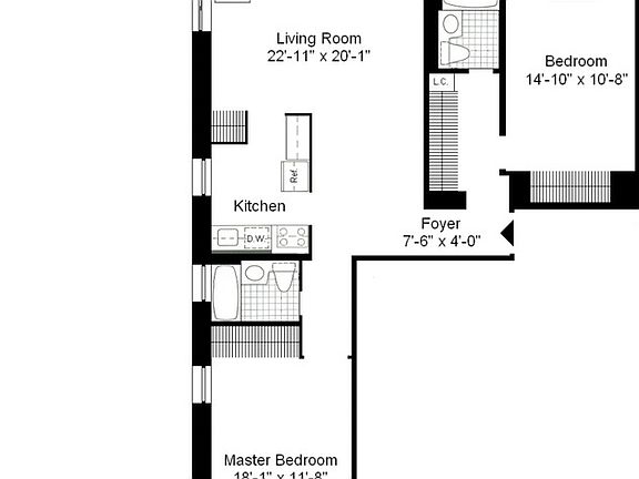 2nd image of 235 W 48th St APT 41J