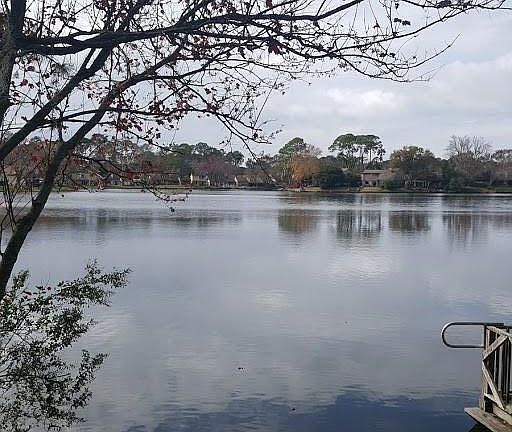 Lakeview from wooden deck over Lake Mandarin - spring fed with lake with plenty of fish, birds, and nature. Beautiful sunsets all year round.