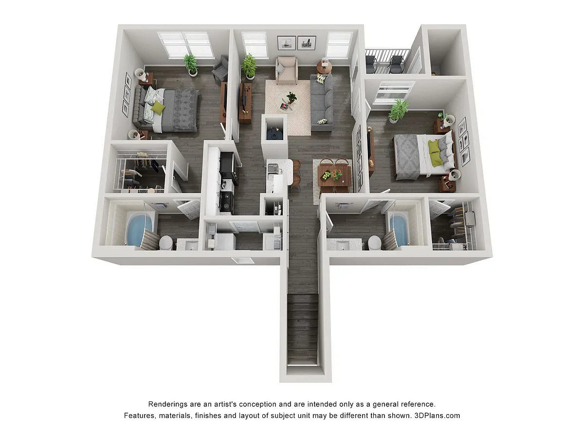Floor plan B3 Upper