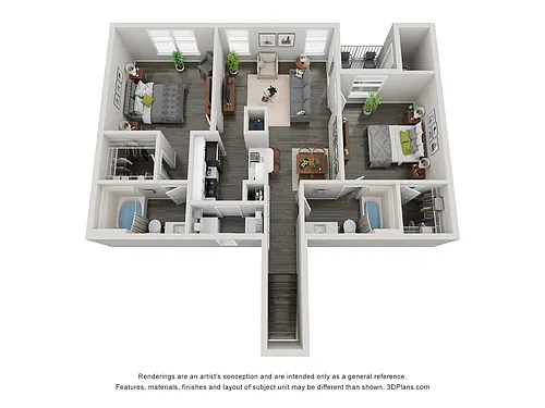 Floor plan B3 Upper