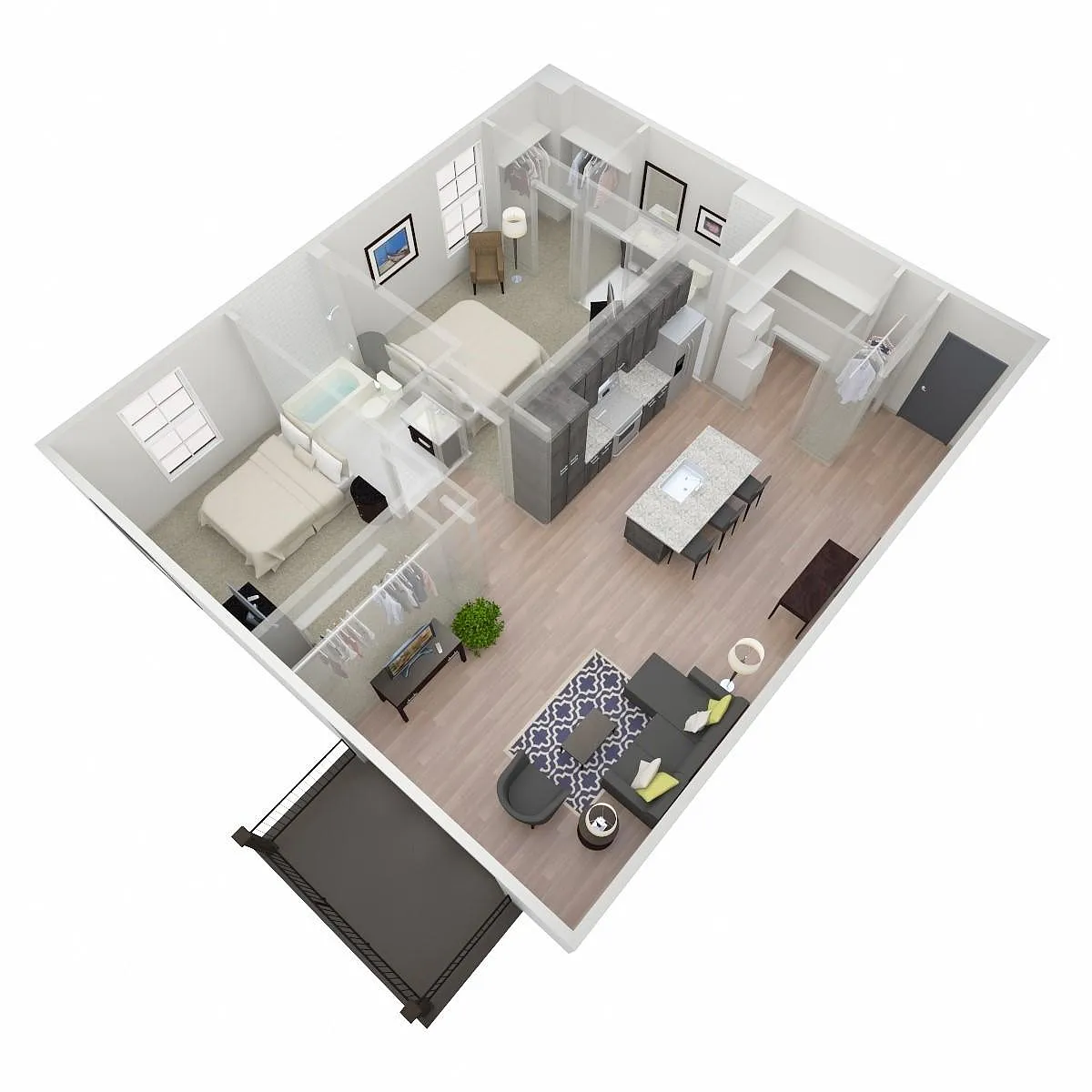 Floor plan The Fulton