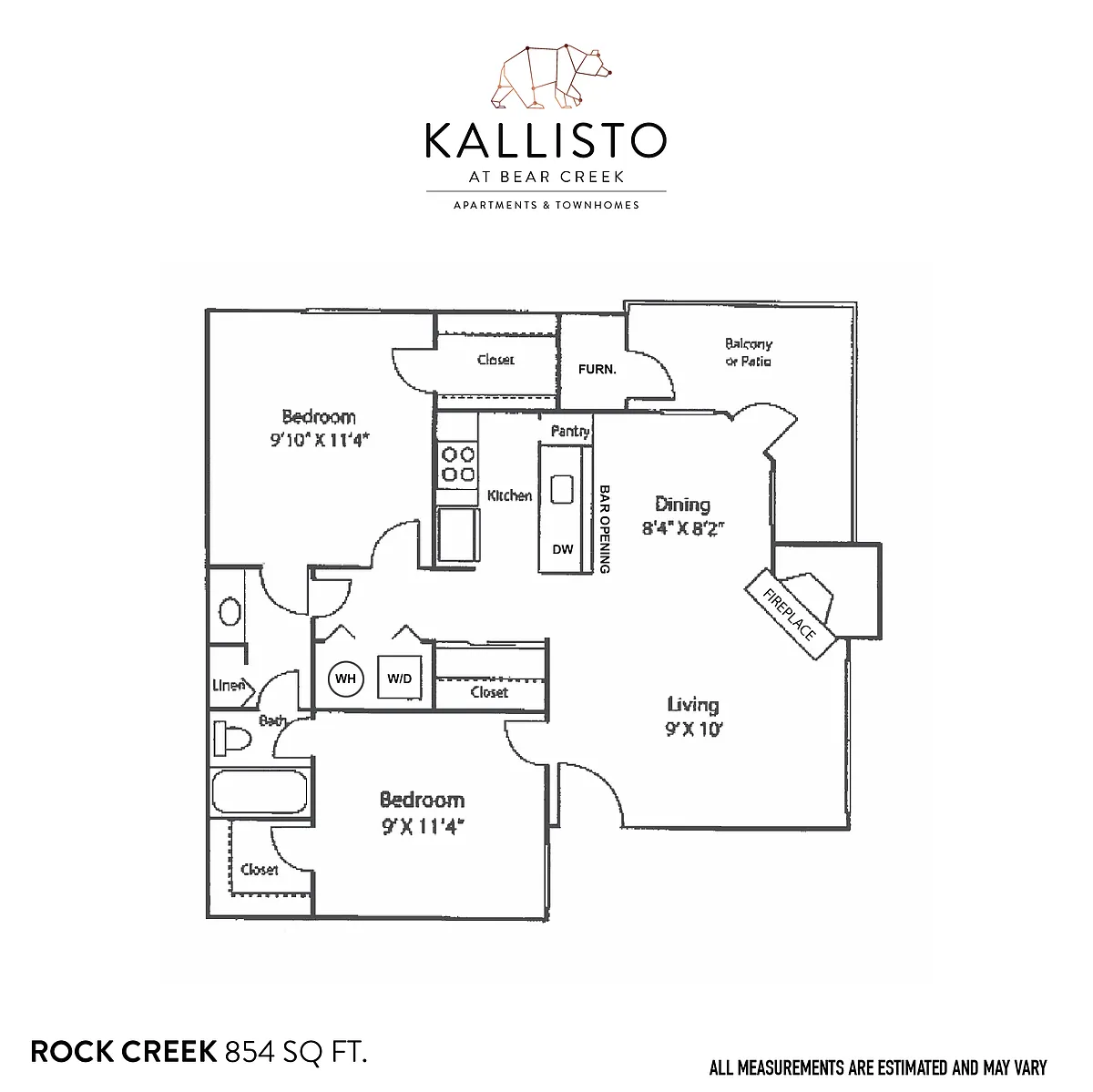 Floor plan Rock Creek