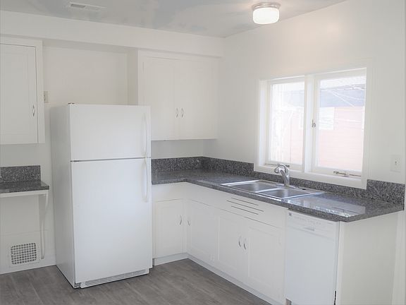 New granite counters in kitchen