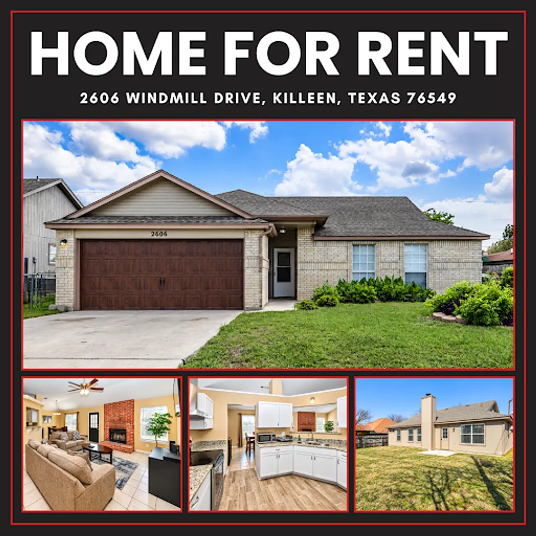 3-Bedroom Killeen Home with Fireplace & Fenced Yard — Photo 1