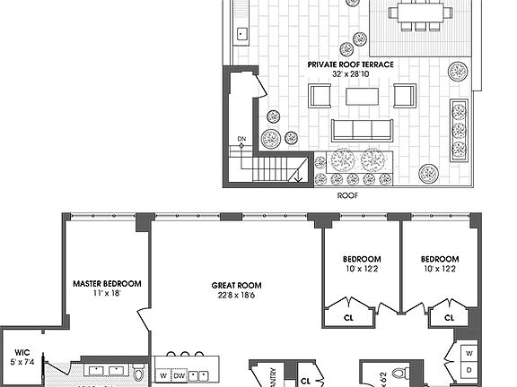 2nd image of 438 E 12th St Penthouse F