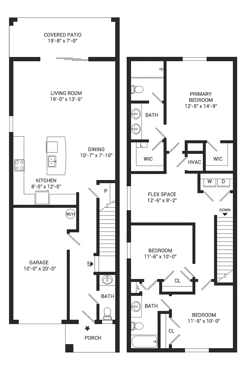Floor plan Vale