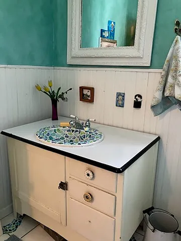 second bath custom sink