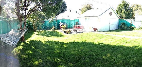 Backyard panoramic