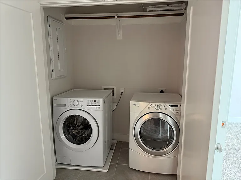 Washer and Dryer is included.