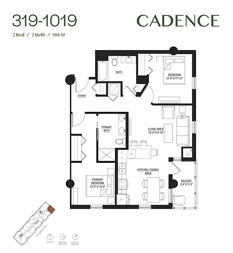 Floor plan 319-1019