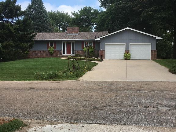 Front of house on 1/2 acre