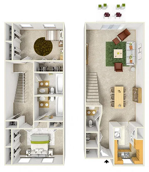 Floor plan Aspen II Continental