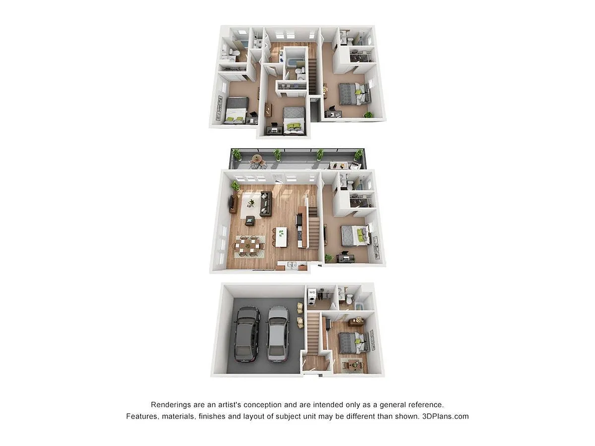Floor plan 5BR/5BA - D1