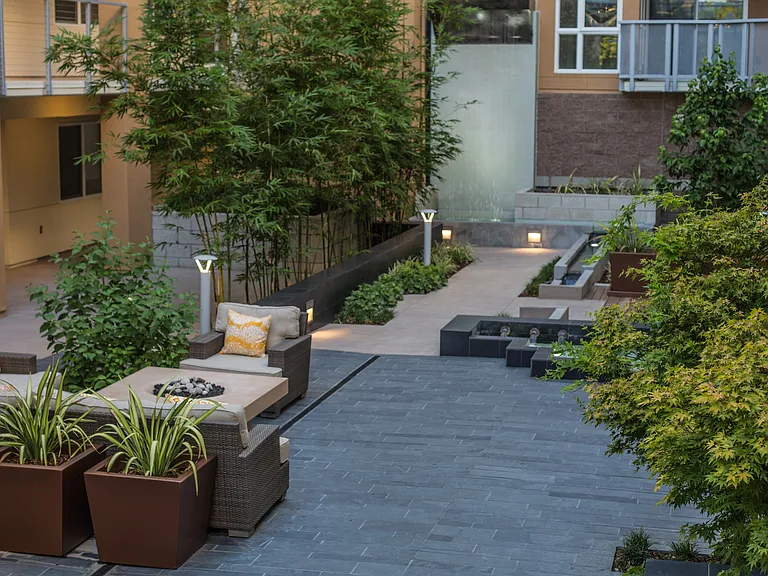 Our Zen garden provides residents a great place to escape from it all