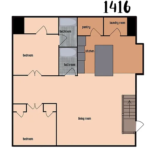 Floor plan B2