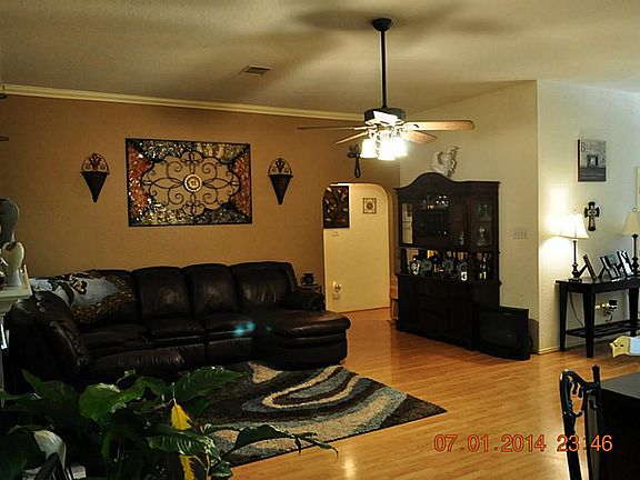Living room view from dining room.