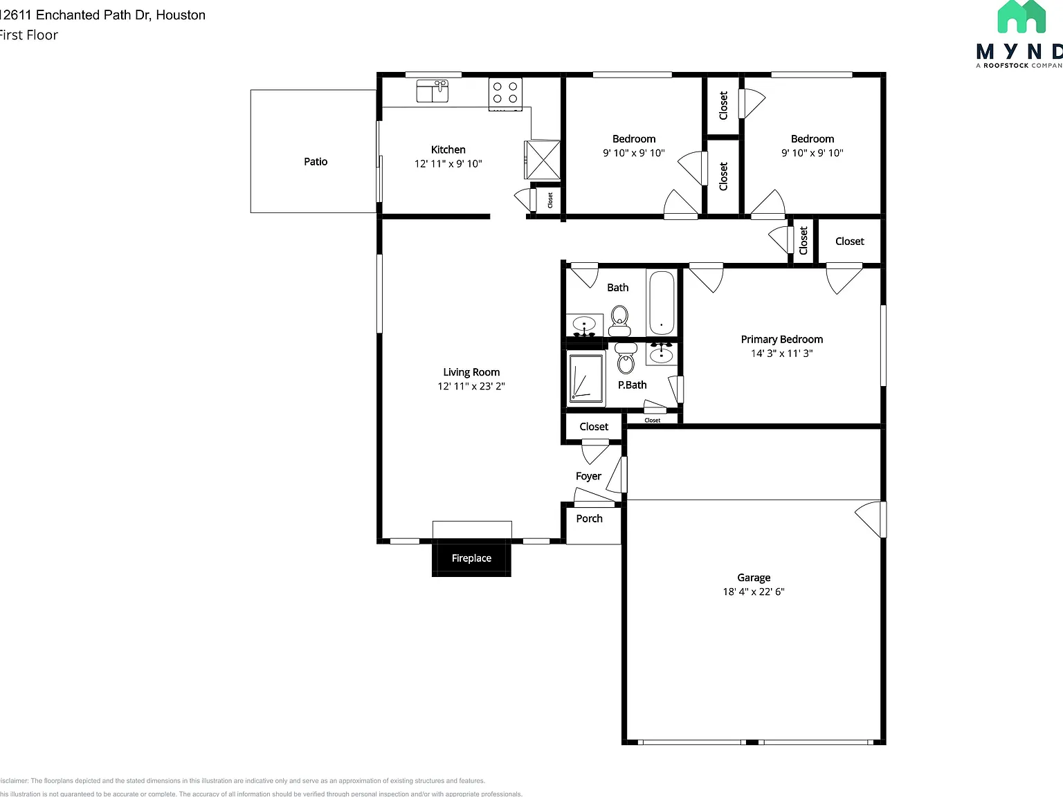 3 bed, 2.0 bath, 1196 sqft, $1,700 — Photo 2