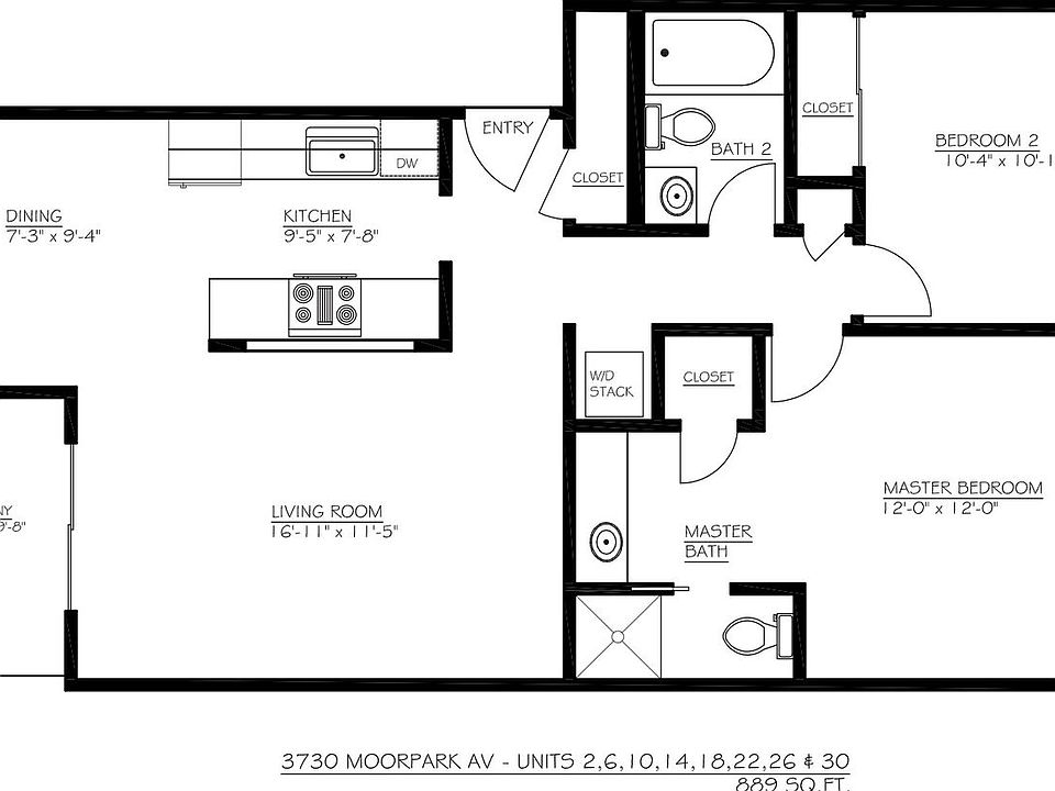 1st image of 3730 Moorpark Ave #18