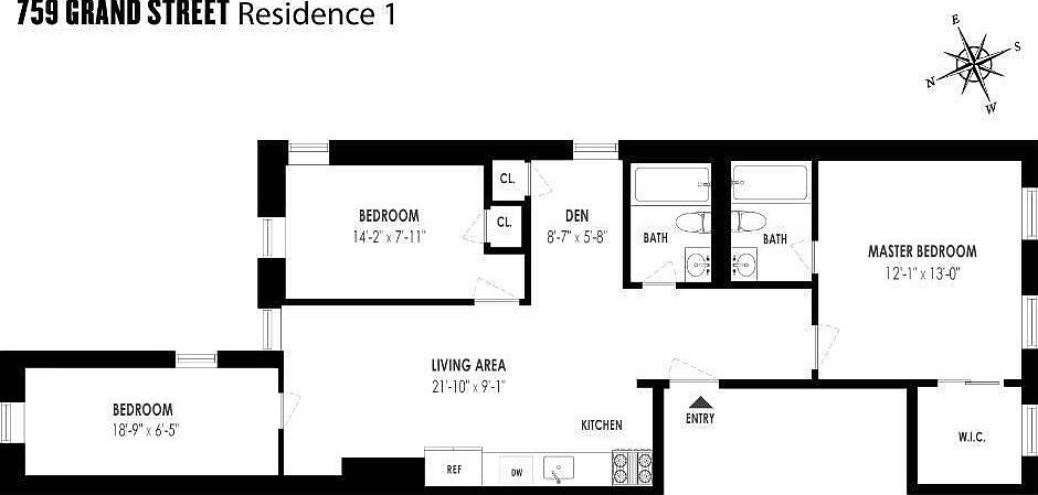 2nd image of 759 Grand St APT 1