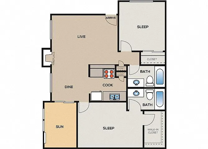 Floor plan B2