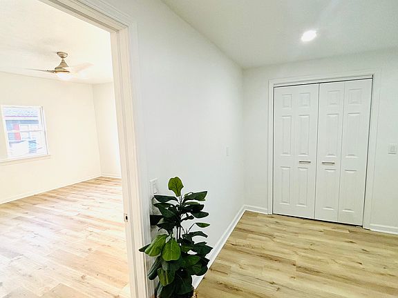 Dining room/Flex space with huge storage closet and first level laundry