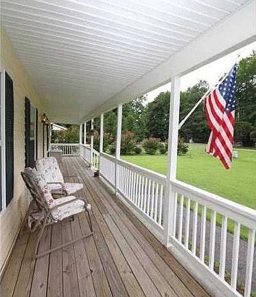 Front covered porch