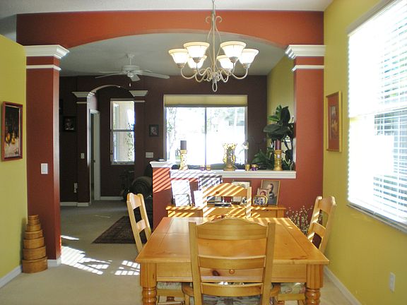 Arch detail with crown molding on columns! 