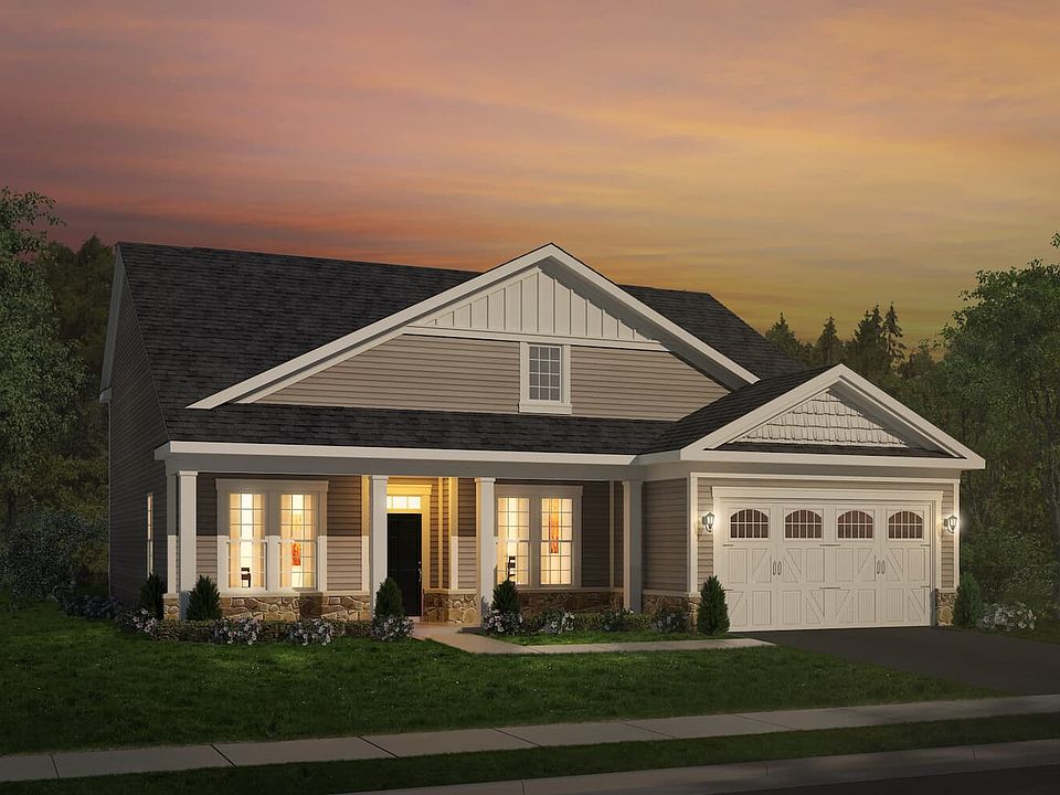 Elevation 1 of the Pearson a home design offered at Heritage Shores in Bridgeville DE by Brookfield