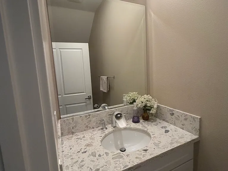 Downstairs half bath