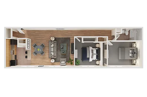 Floor plan 2 Bedroom
