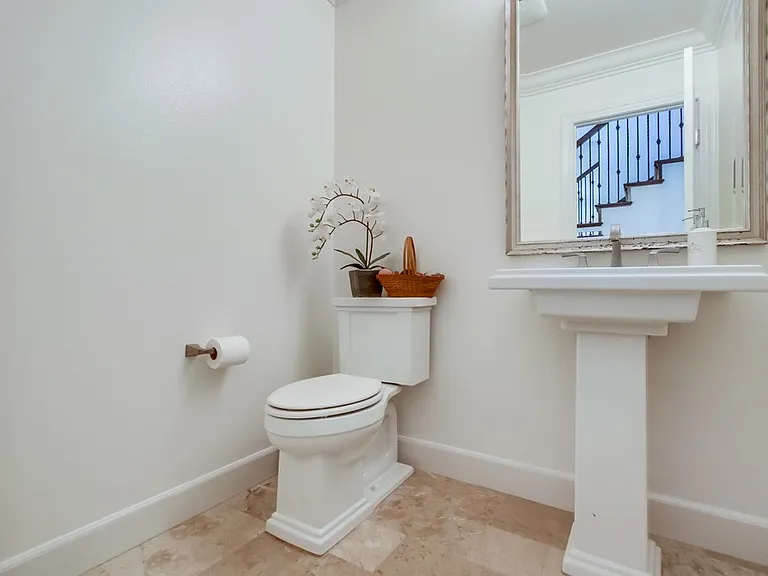 1st floor powder room