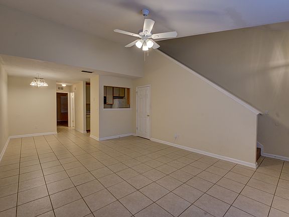 Open concept living and dining room.